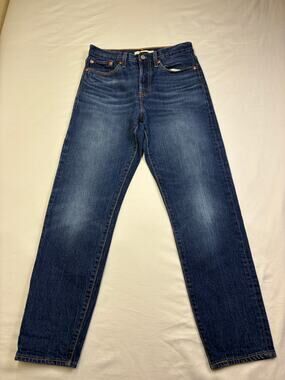 : Levi's Premium 501 Women's Jeans W27 Wedgie Dark Wash Straight Leg Denim
